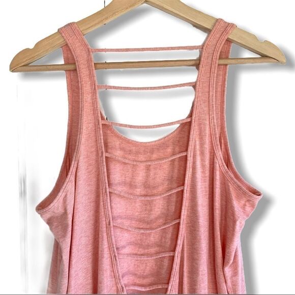 Zella Strapy Back Coral Tank Top - Picture 3 of 6